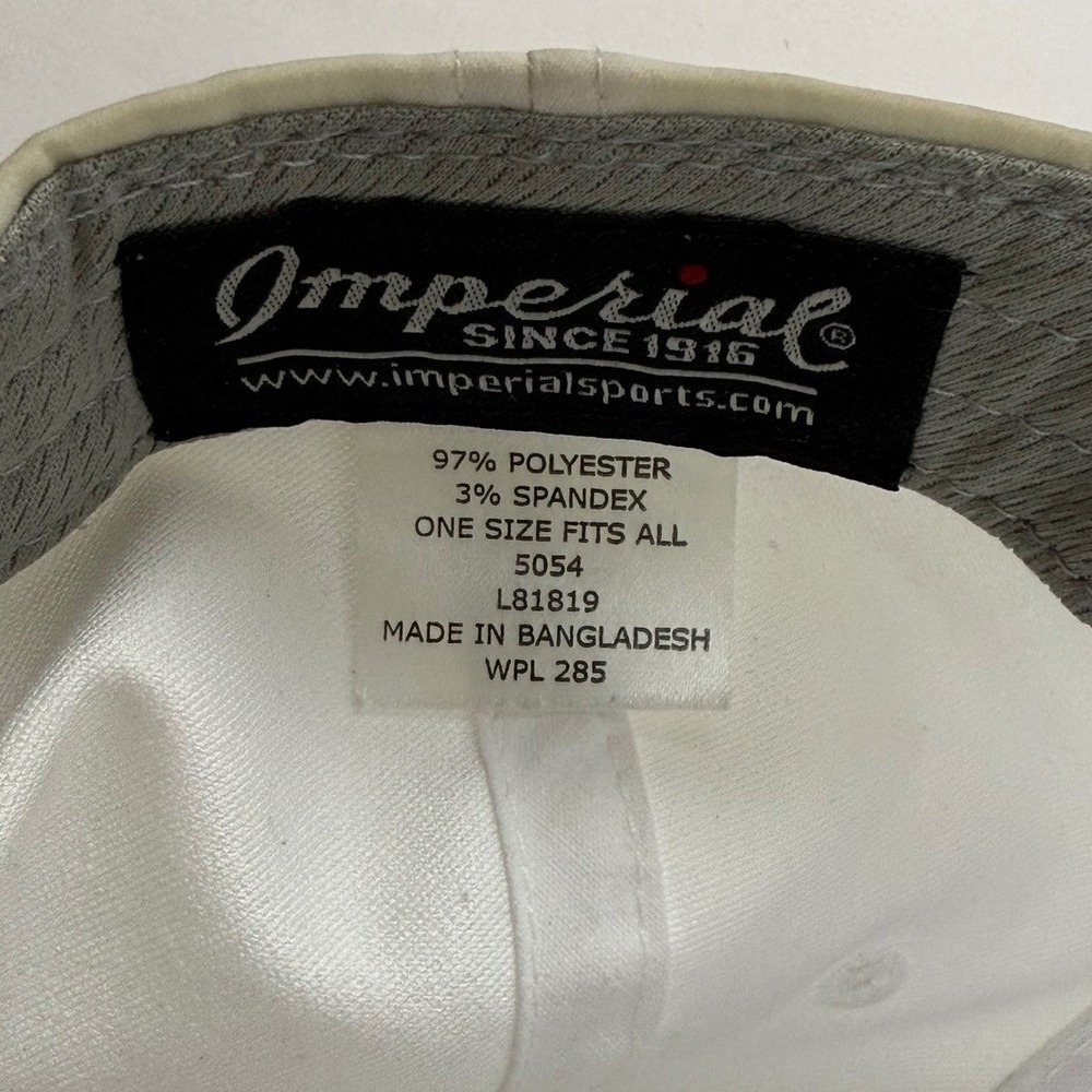 Imperial Sports Miami F1 Track Snapback Hat White Teal Adjustable - Picture 7 of 7